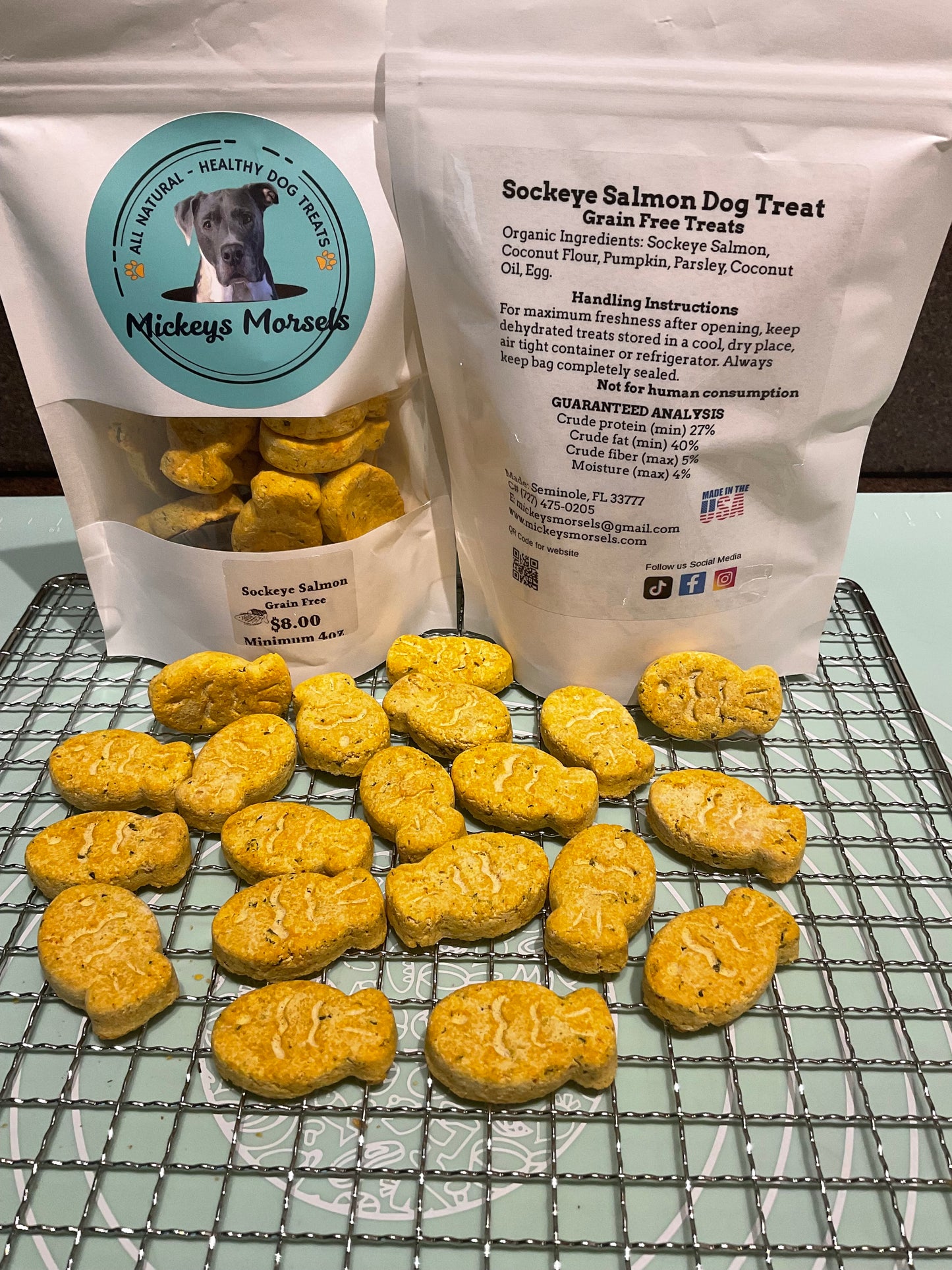 Grain Free Sockeye Salmon & Pumpkin 4oz