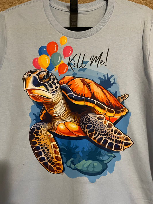 Balloons Kill Turtle Shirt